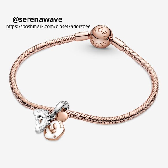 Pandora Disney Mickey Mouse Double Dangle Charm - Picture 4 of 6